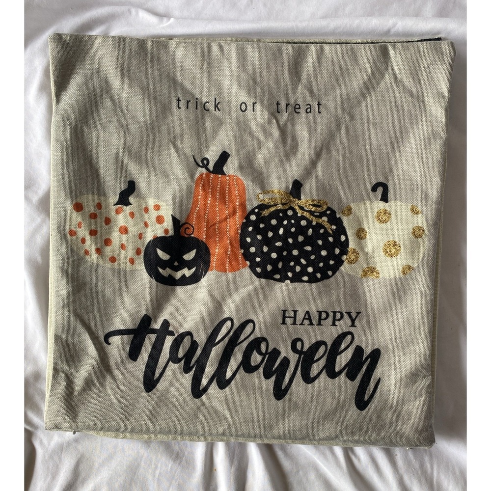 Halloween Pillow Covers 17x17 (set Of 3) - Picture 2 of 9